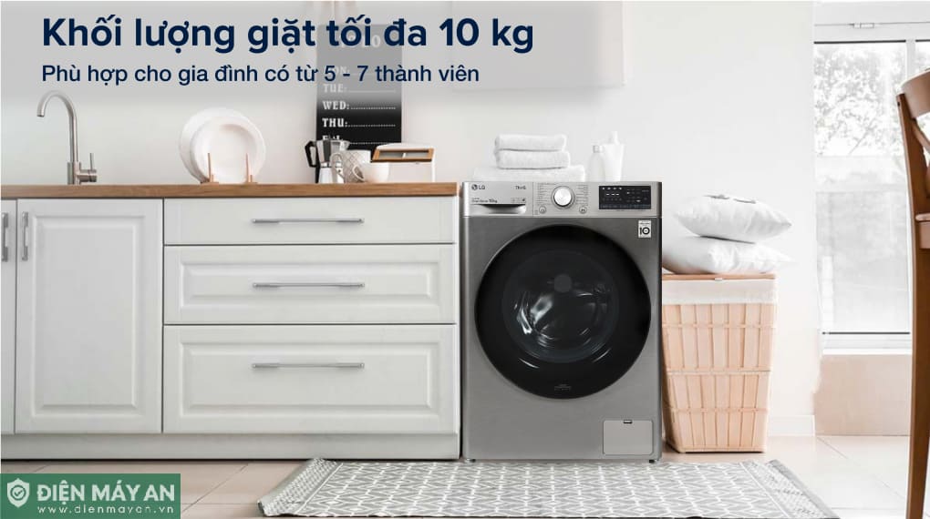 Máy giặt LG AI DD Inverter 10 kg FV1410S4P